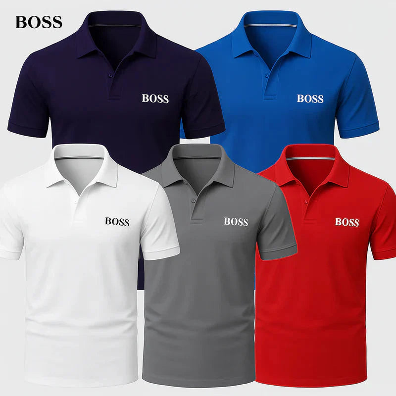[KAUF 3, ERHALTE 5] Premiere Polo-Shirt-Set – 5 Premium-Polos